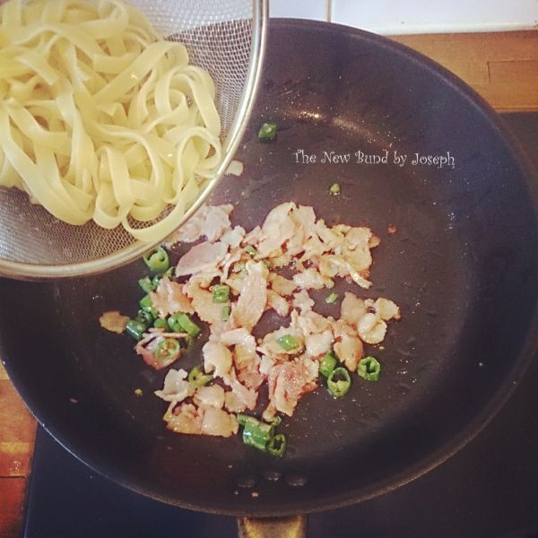 培根蛋酱意大利宽条面