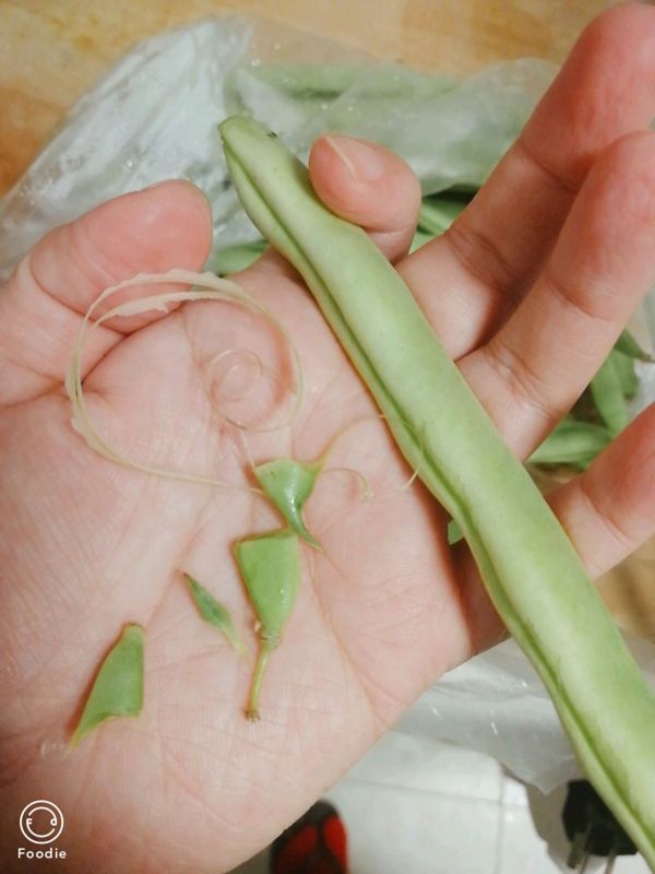 腊肉四季豆焖饭