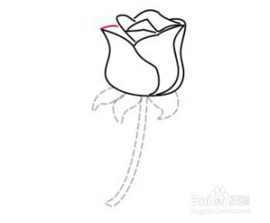 简笔画如何画玫瑰花
