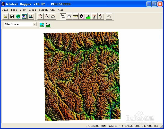 你做任我游地形图等高线图