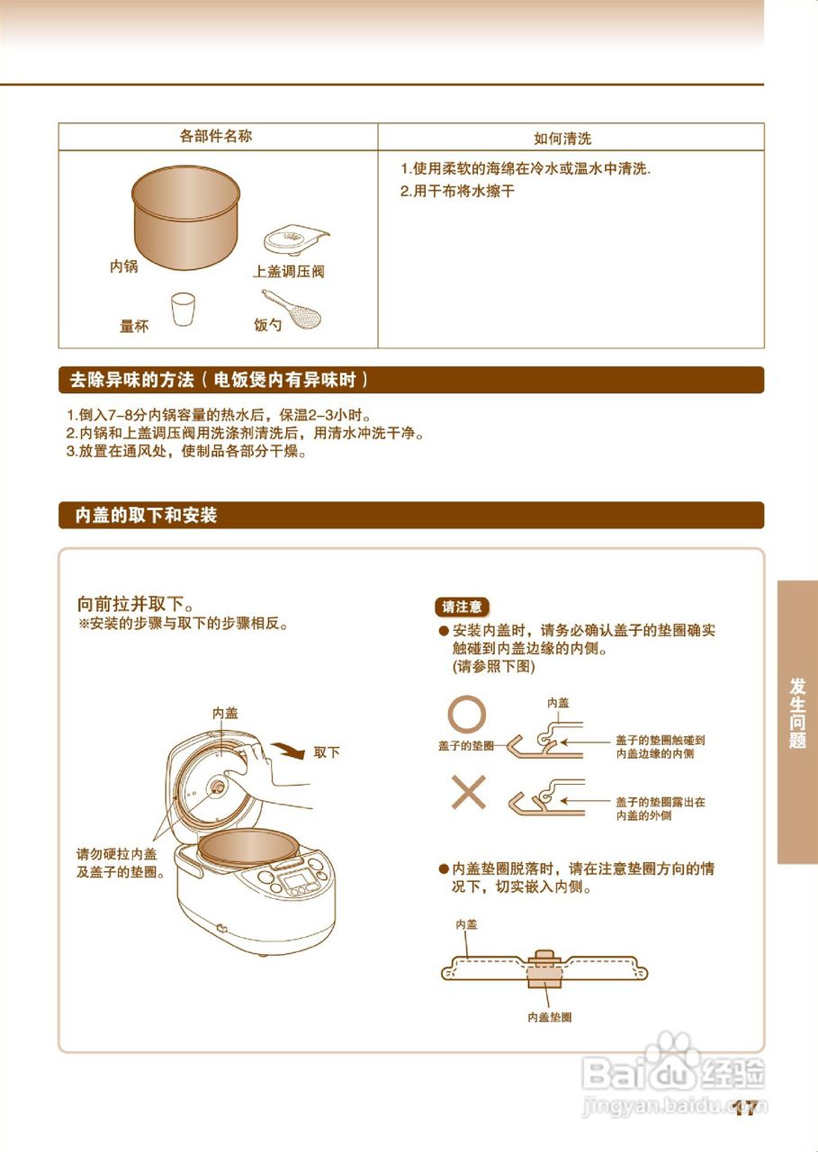 智能电饭煲说明书图片