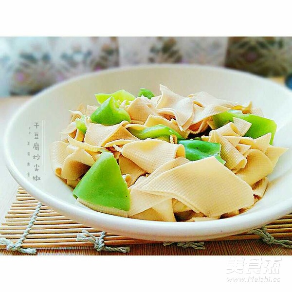 干豆腐炒尖椒