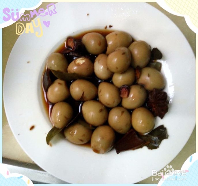 卤蛋葡萄酒的做法