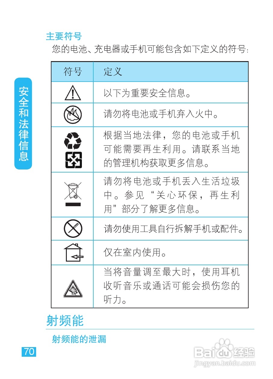 摩托罗拉XT320手机使用说明书:[8]