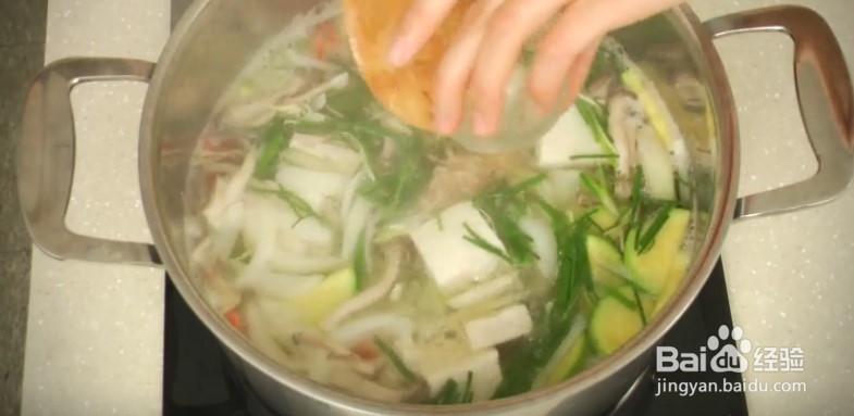 韩国豆腐南瓜汤做法