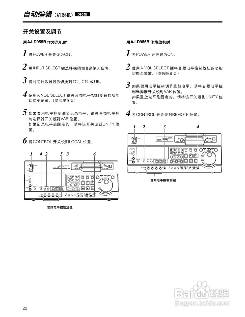 松下AJ-D930BMC数码摄像机说明书:[2]