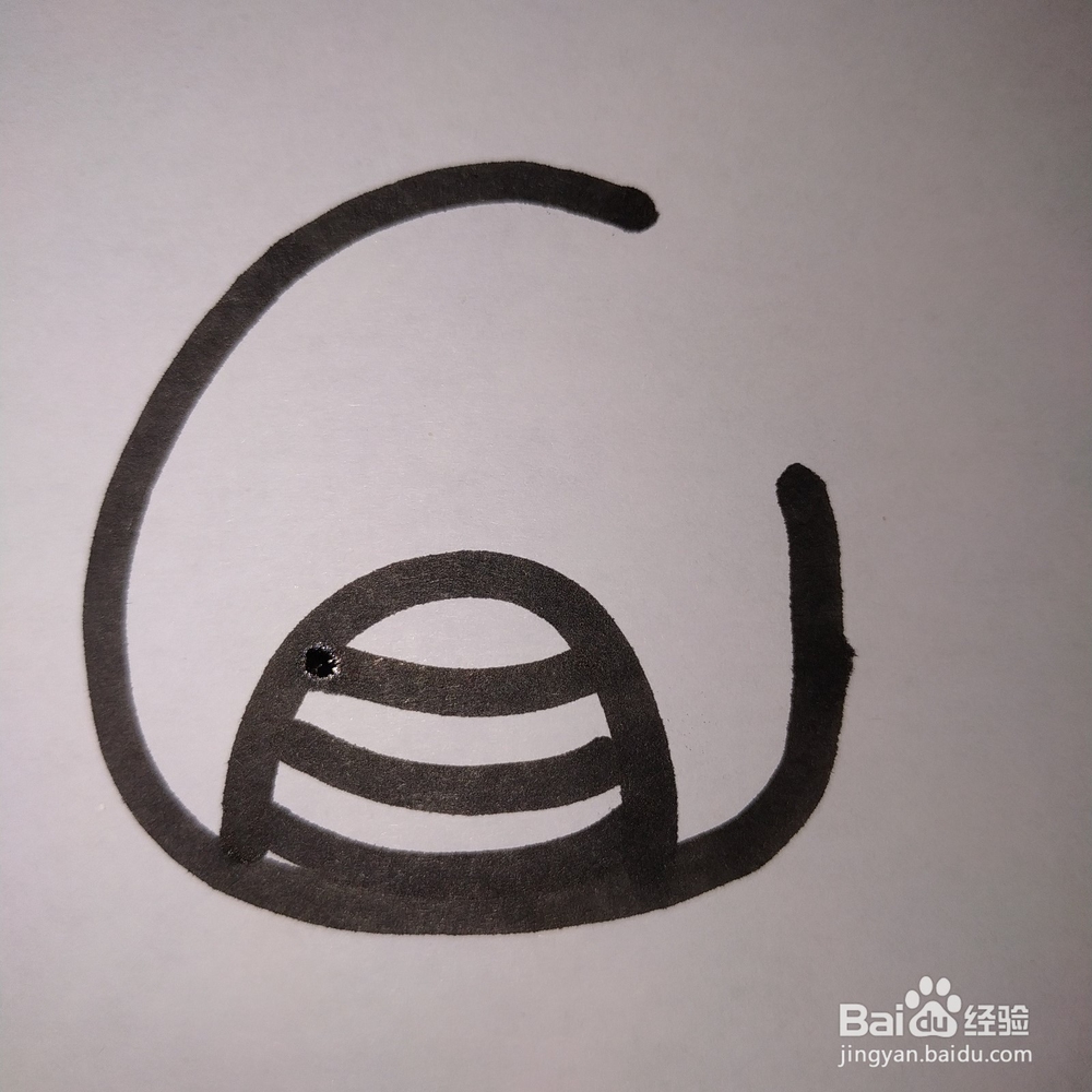 螃蟹的简笔画技法(三)