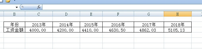 如何用EXCEL测算出增长率