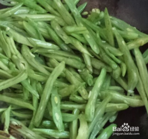 蒜香四季豆的做法