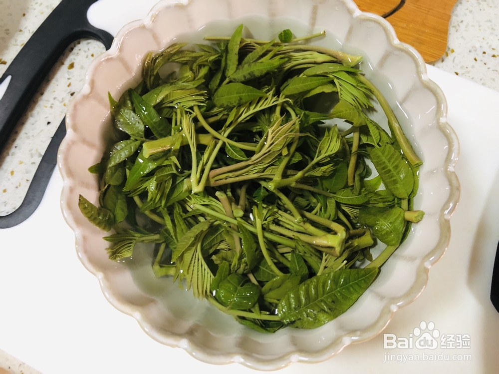 抢着吃的春芽炒蛋油