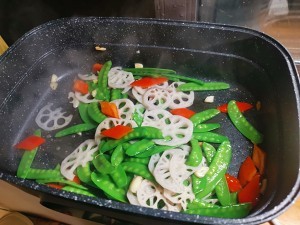 怎样做荷兰豆炒藕片