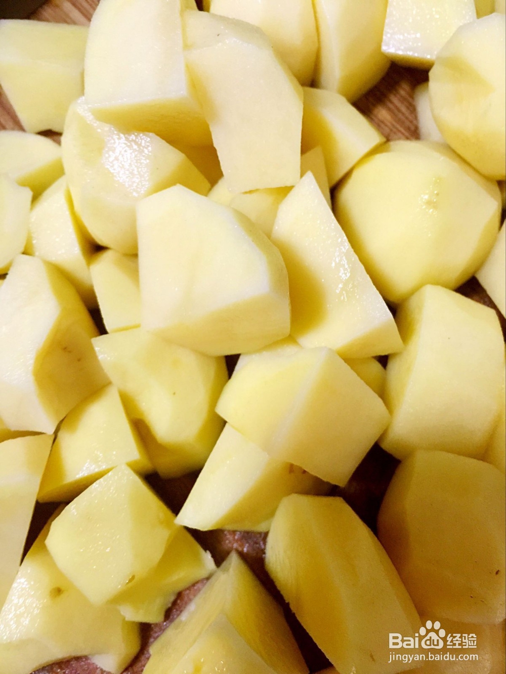 家常咖喱味土豆烧牛腩的做法