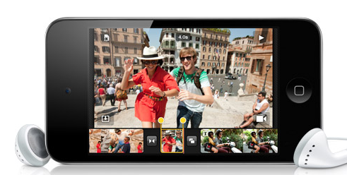 iPod touch的视频剪辑功能
