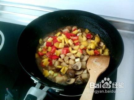 瑶柱鲍鱼汁烧双孢菇口蘑山药