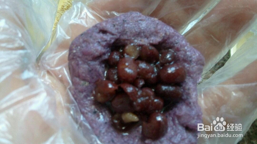 一个紫薯二种吃法的做法