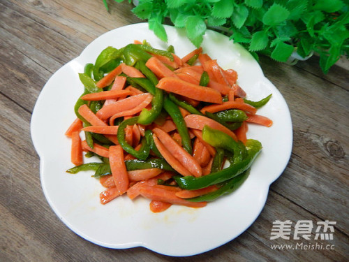 青椒炒火腿肠