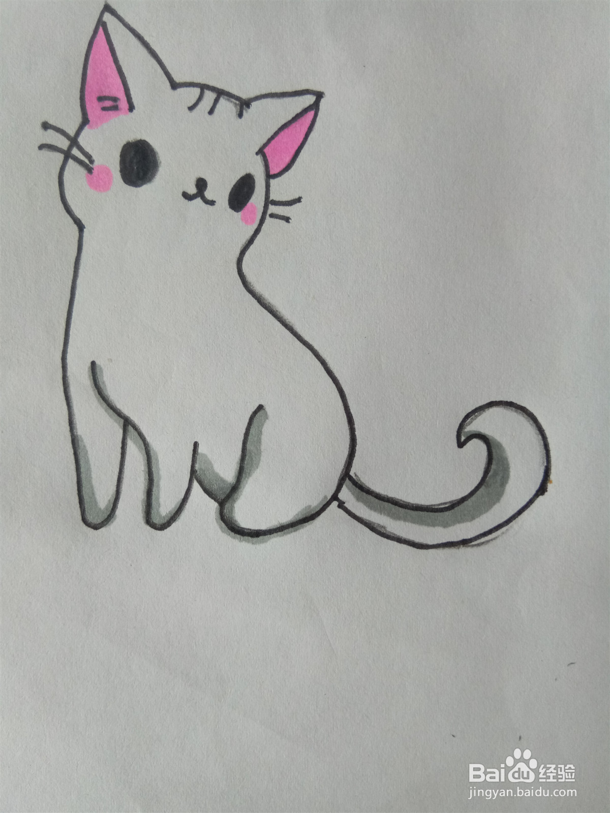 小清新风格的小猫咪怎么画？