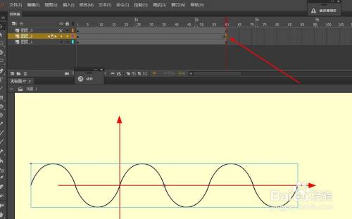 Animate如何制作正弦曲线的动画