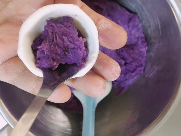 紫薯芋泥糯米饼