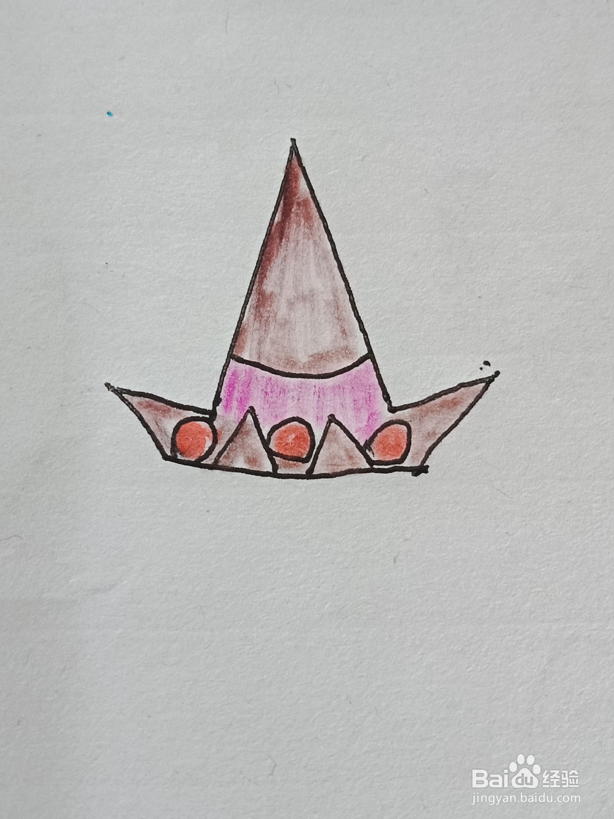 帽子的简笔画之二