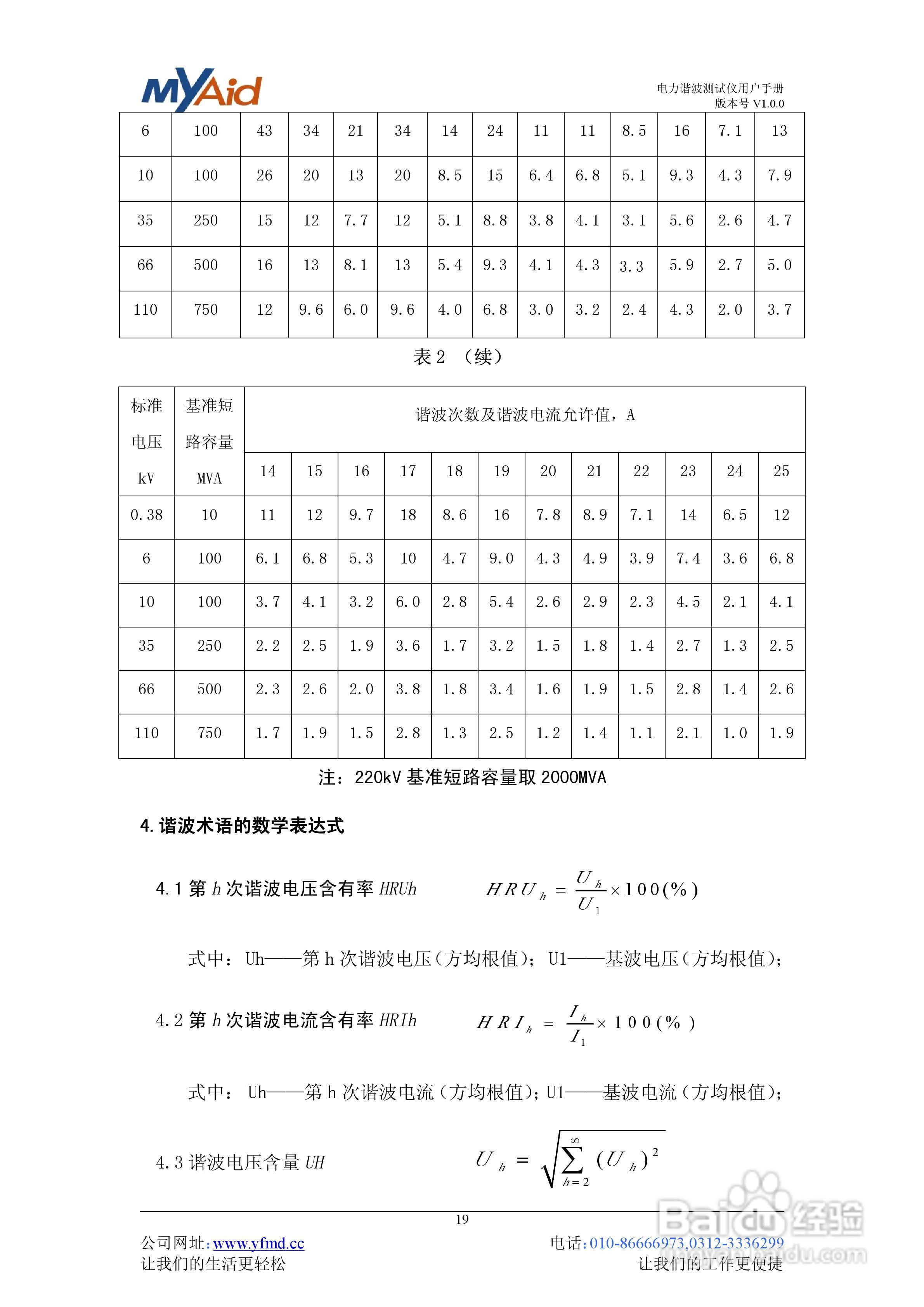 YFMD-200型电力谐波测试仪用户手册V1.0.0:[3]