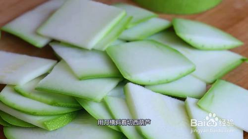 西葫芦怎么切