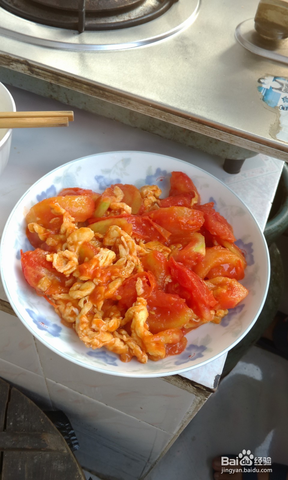 家常西红柿炒鸡蛋的做法