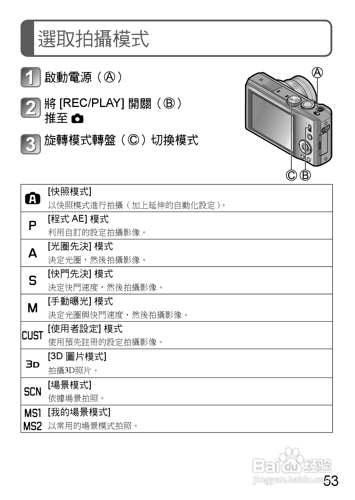 LEICA V-LUX 30数码相机使用说明书:[6]