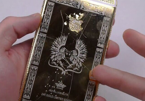 用刀刮黄金表面什么样子的