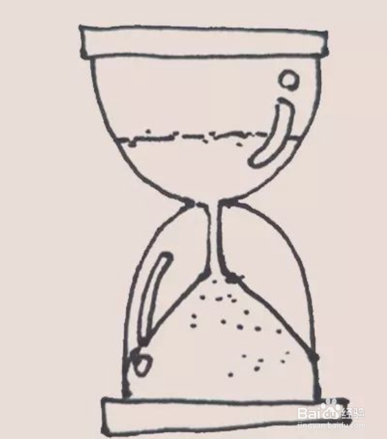 如何画一个沙漏