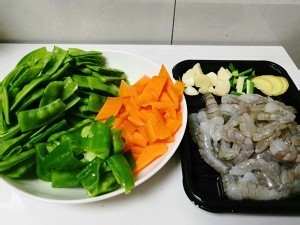 怎么做荷兰豆炒虾仁
