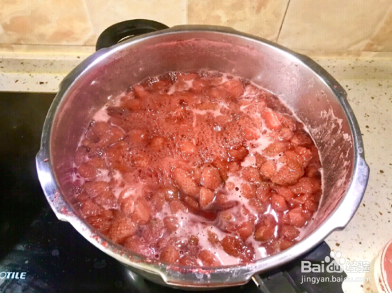 带果肉的草莓酱怎么做
