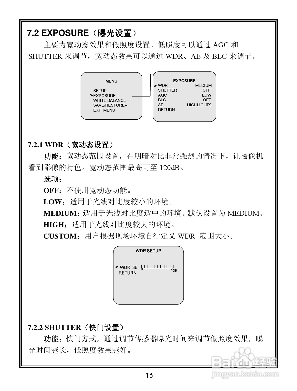 V5103-A3系列宽动态彩色摄像机说明书:[2]