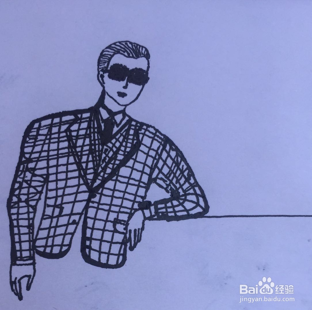 插画教程之绅士