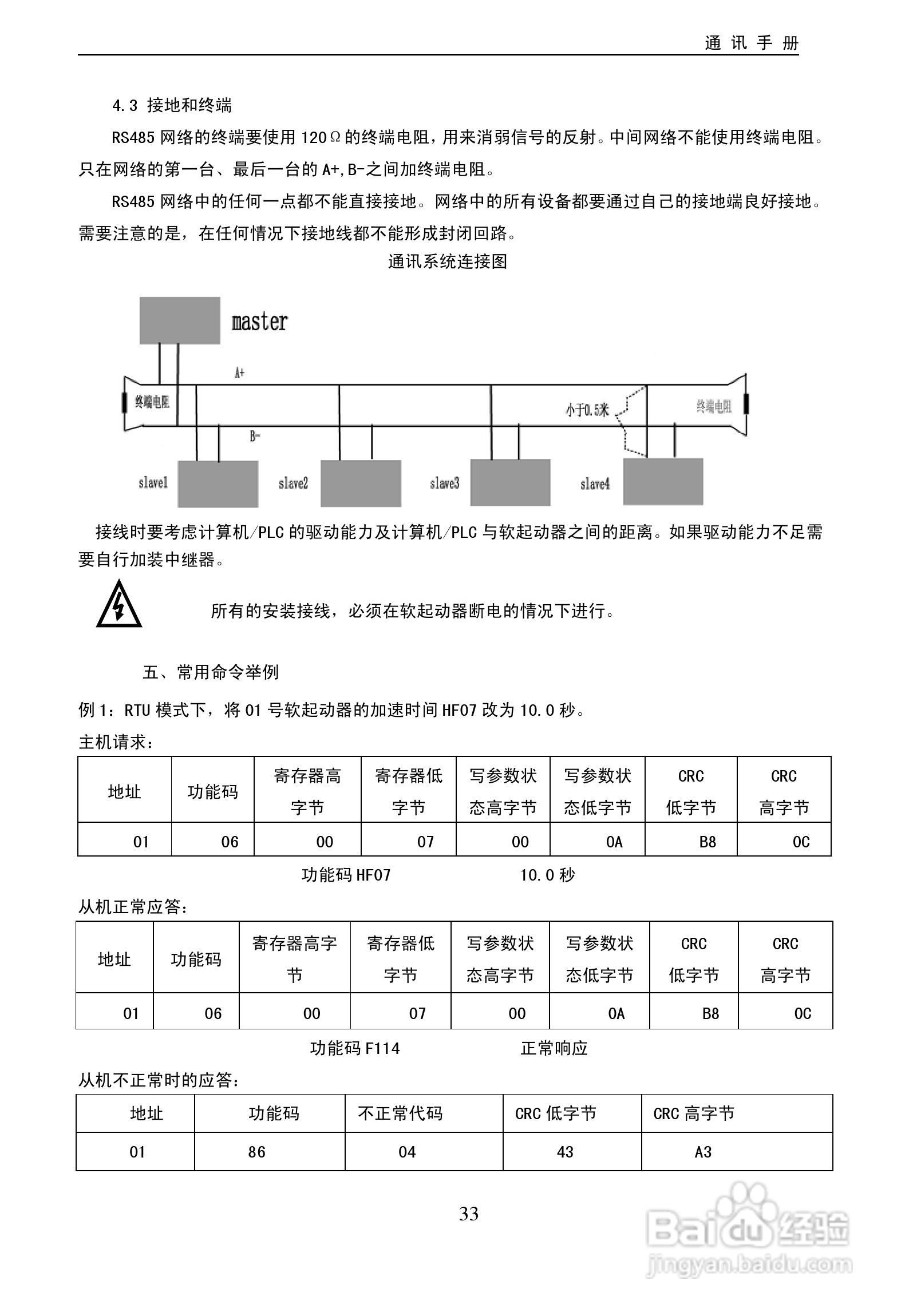 欧瑞HFR2500软启动器使用说明书:[4]
