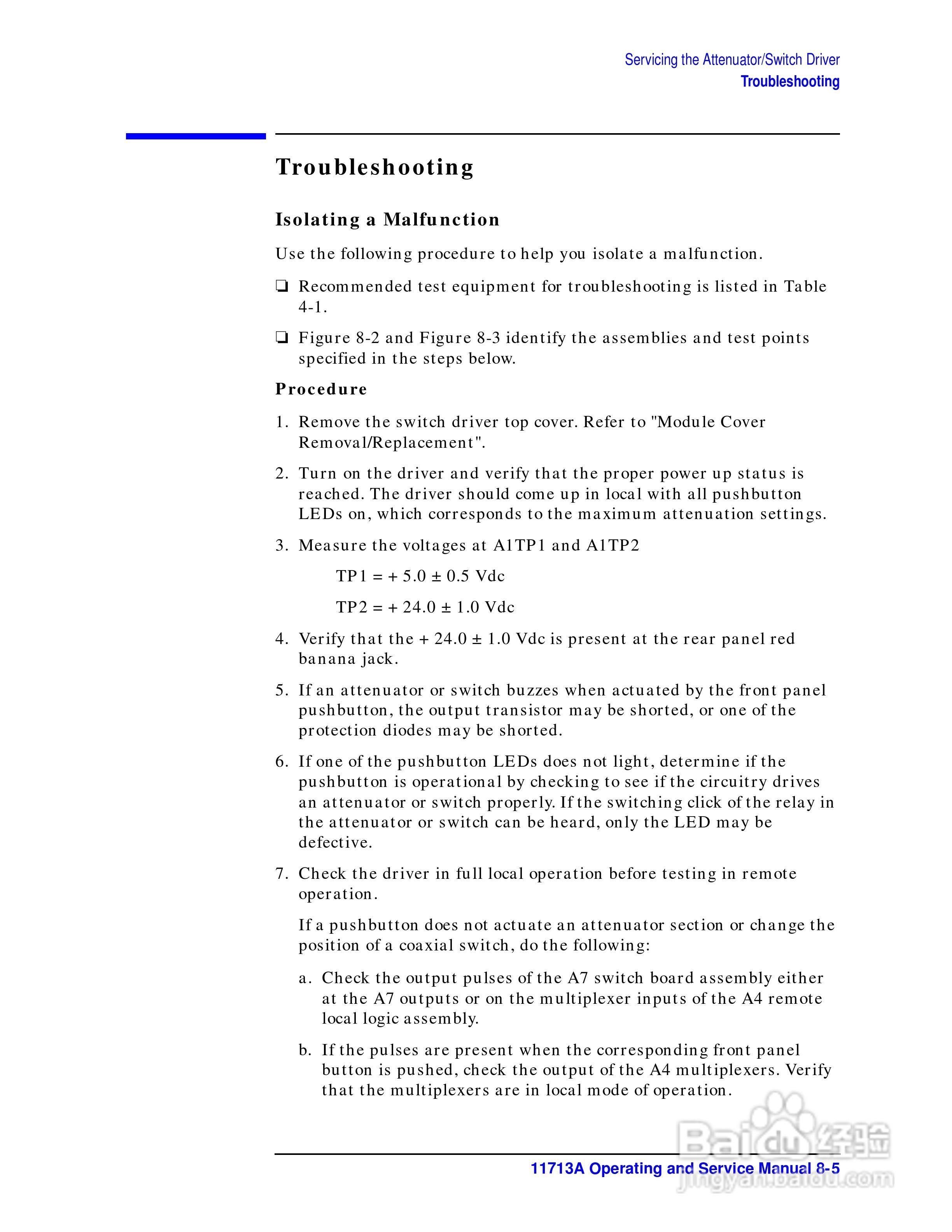 Agilent/HP 11713A衰减器说明书:[7]