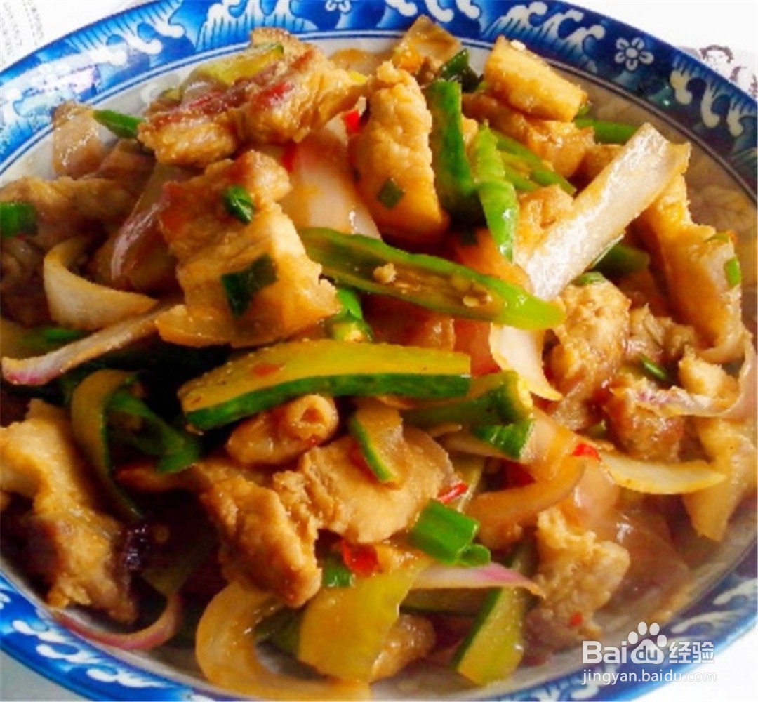 家常小炒—青椒肉片
