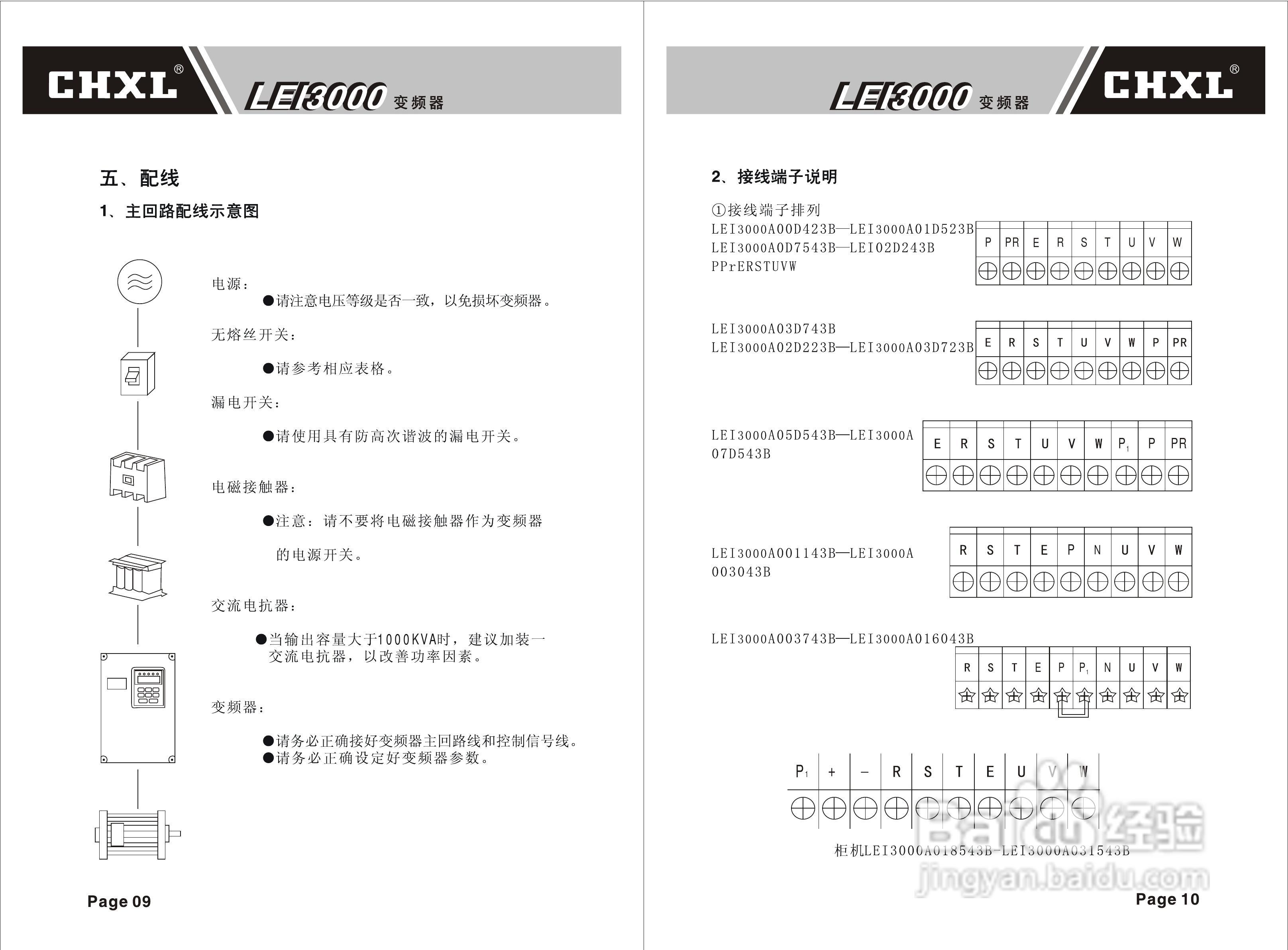 晓磊LEI3000A1031543B变频器说明书:[1]