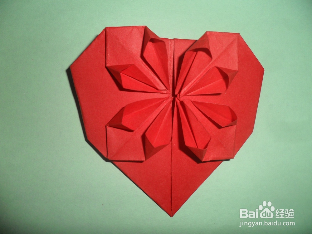 折纸——折枚心花送给你