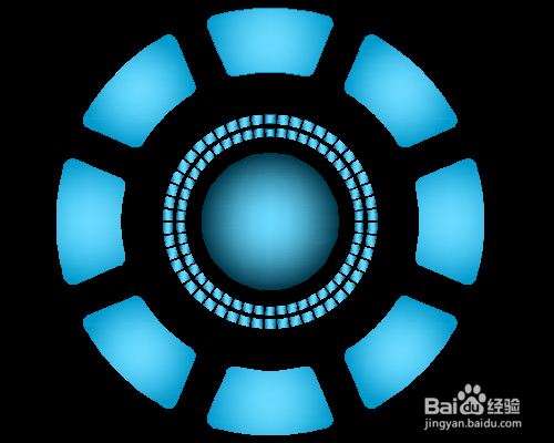 AutoCAD趣味图《钢铁侠能量环》的画法