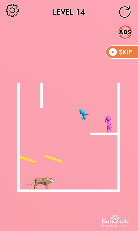 Pink Blue Together的LEVEL 14怎样通过