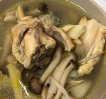 山药菌菇鸡汤的做法