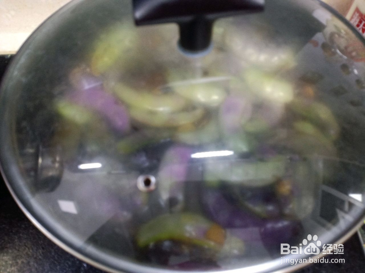 豆豉清炒紫色扁豆角的做法
