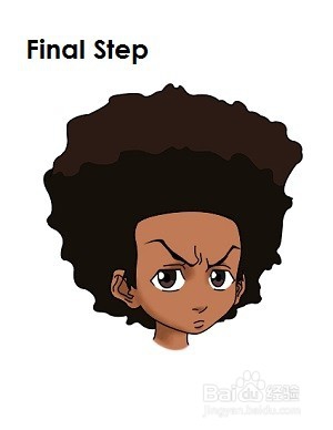 如何画Huey Freeman——加菲的吃货生活