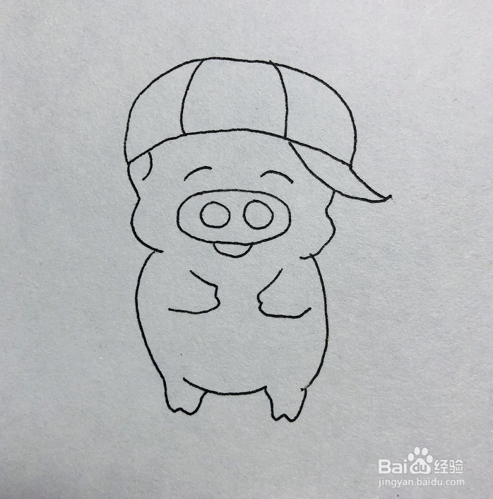简笔画之麦兜的绘画方法