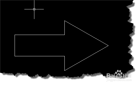 AutoCAD中绘制箭头的方法一
