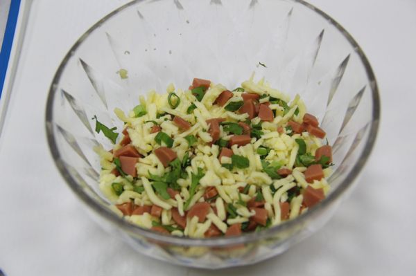 芝士鸡蛋火腿包