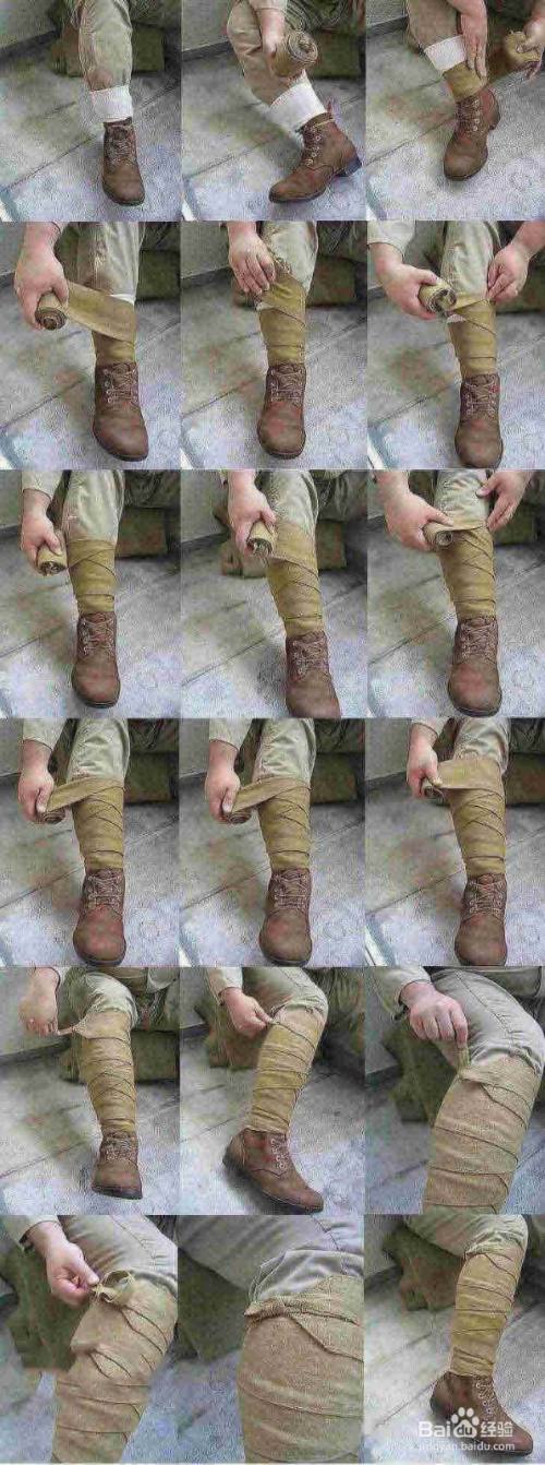 绑腿怎么绑 红军