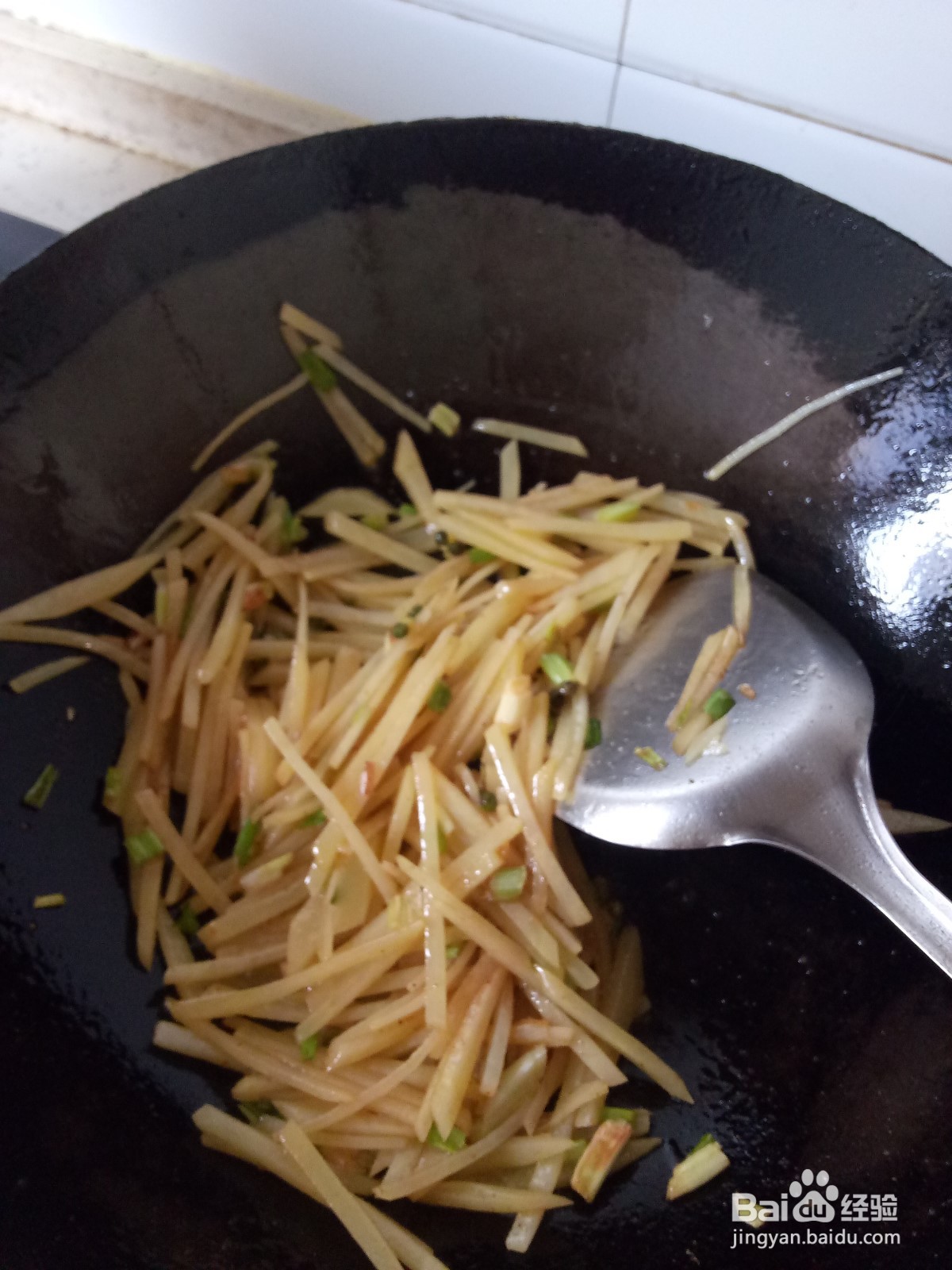 韭菜炒土豆丝