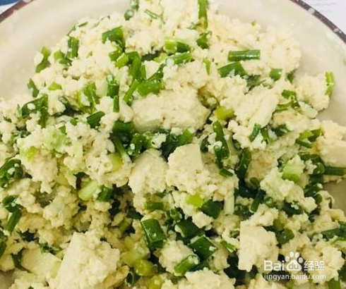 家常小葱拌豆腐的做法